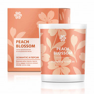 Peach Blossom (Османтус и персик), ароматическая свеча из натурального воска