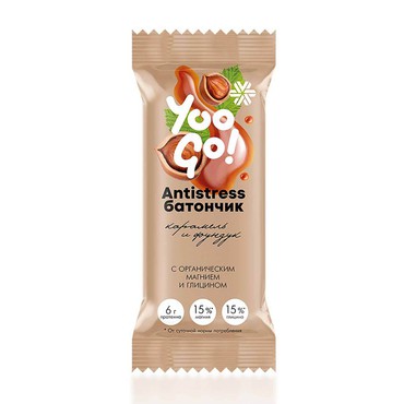 Antistress-батончик (карамель и фундук),25г
